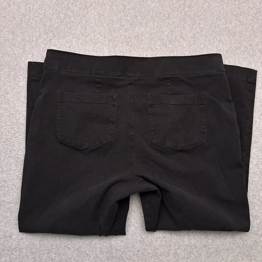 Spanx On The Go‎ Kick Flare Pants Womens 1XT TALL Black High Rise Stretch